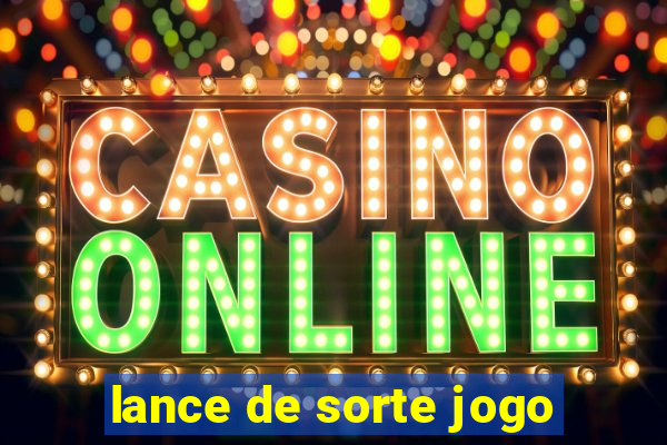 lance de sorte jogo